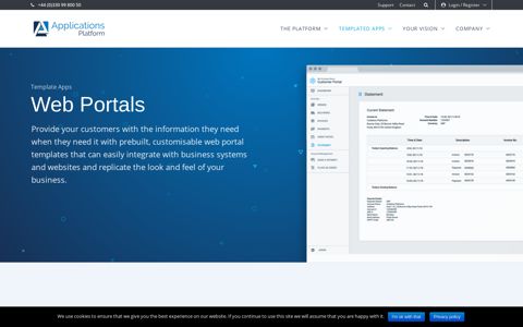 Web Portal Templates | Custom Web Portals from Applications ...