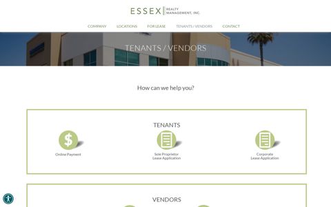 Tenants / Vendors – Essex Realty Management, Inc.