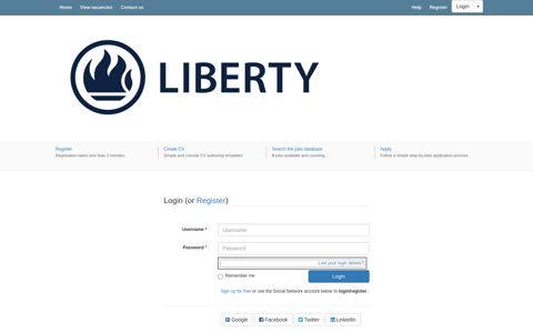 Login | Liberty
