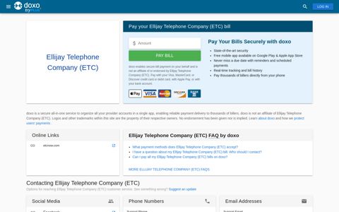 Ellijay Telephone Company (ETC) | Pay Your Bill Online ...