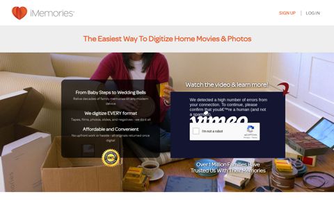 iMemories - The Easiest Way To Digitize Home Movies & Photos