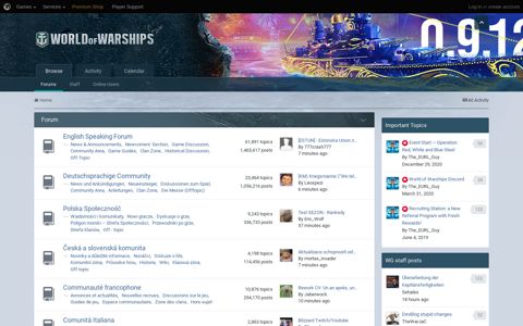 Forums - World of Warships official forum