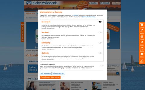 Online-Banking Kieler Volksbank