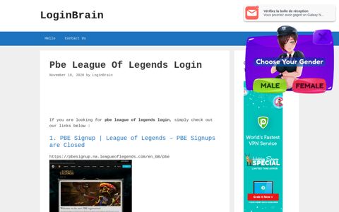 Pbe League Of Legends Pbe Signup - LoginBrain