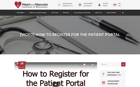 [VIDEO] How to Register for the Patient Portal | Heart and ...