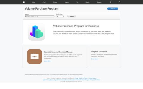 Volume Purchase Program for Business