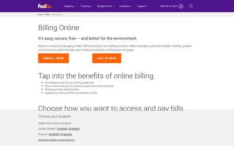 Online Billing - FedEx Office | FedEx Office