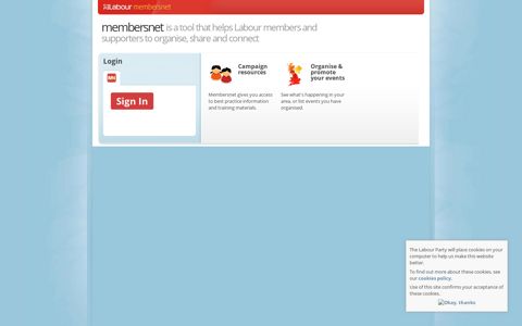 Login | Membersnet - The Labour Party