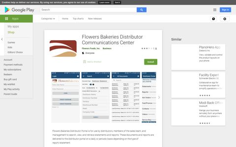 Flowers Bakeries Distributor Communications Center - Apps ...