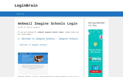 webmail imagine schools login - LoginBrain