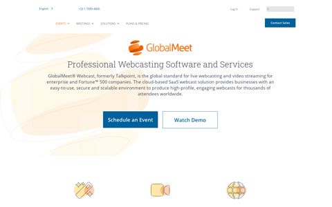 GlobalMeet | Live Webcast Software & Services | PGi
