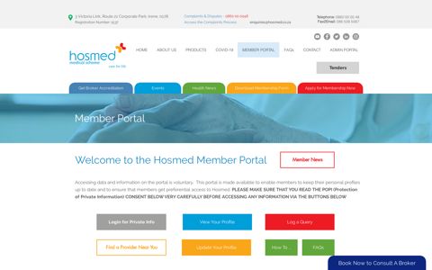 Member Portal | Hosmed Medical Scheme | National