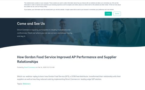 How Gordon Food Service Improved AP Performance and ...