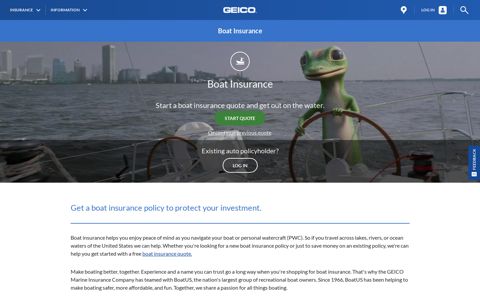 Boat Insurance - Get a Quote on Insurance for Boats | GEICO