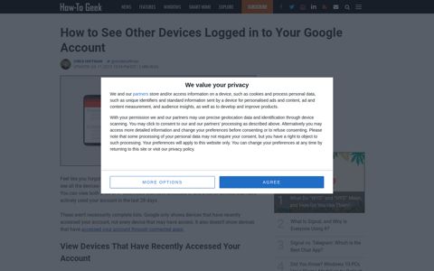 How to See Other Devices Logged in to Your Google Account