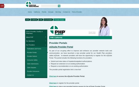 Provider Portals - Positive Healthcare