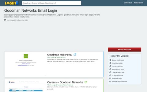Goodman Networks Email Login - Loginii.com