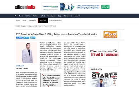 FTD Travel: One-Stop-Shop Fulfilling Travel Needs Based on ...