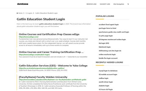 Gatlin Education Student Login ❤️ One Click Access - iLoveLogin