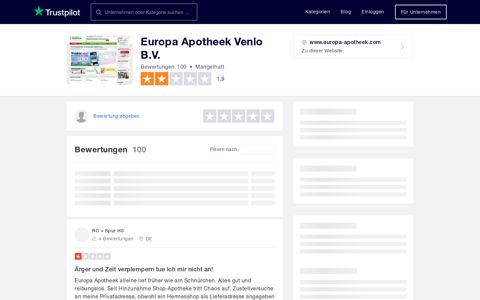 Bewertungen zu Europa Apotheek Venlo B.V. | Lesen Sie ...