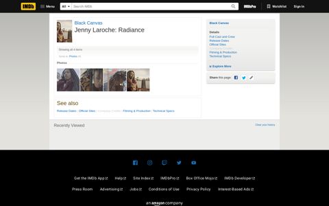 Black Canvas - Jenny Laroche as Radiance - IMDb