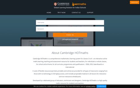 Cambridge HOTmaths Global Learning Solution for Indian ...