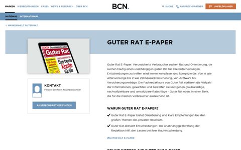 Guter Rat E-Paper bei BCN | Burda Community Network