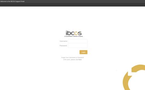 Welcome to the IBCOS Support Portal