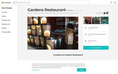Gardens Restaurant in Fort Portal: 2 reviews and 5 photos