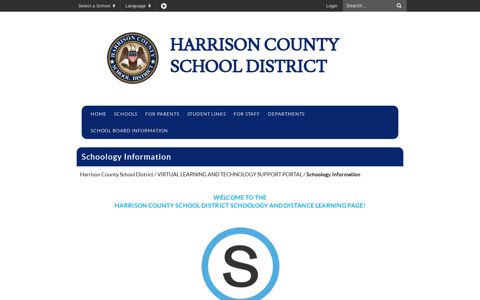Schoology Information - Harrison County School District