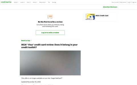 IKEA® Credit Card Reviews December 2020 | Credit Karma