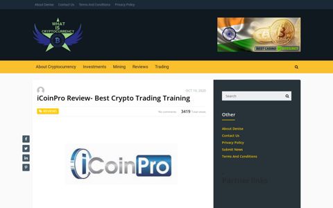 iCoinPro Review- Best Crypto Trading Training Platform Online