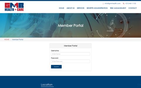 Member Portal - GMR Health