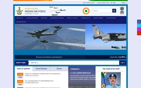 Home | Indian Air Force | Government of India