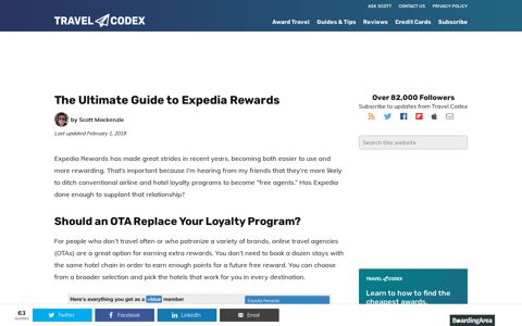 The Ultimate Guide to Expedia Rewards - Travel Codex