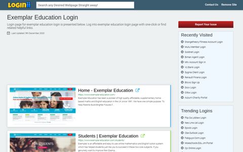 Exemplar Education Login - Loginii.com