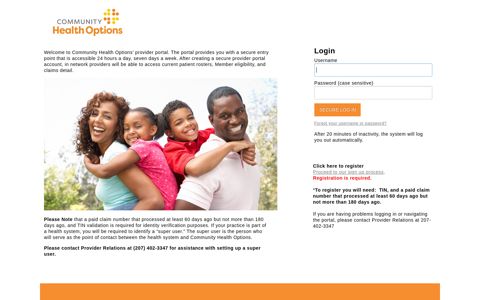 Provider Portal - Community Health Options