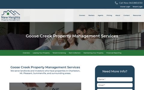 Goose Creek Property Management Services - New Heights ...