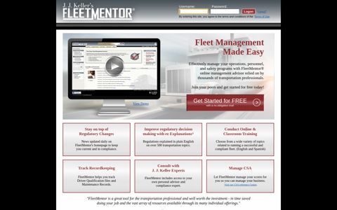 FleetMentor® - J. J. Keller's online advisor for transportation ...