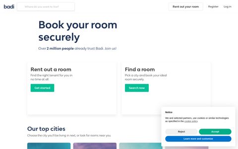 Badi: Rooms to Rent Mid- to Long-Term. List Your Room for Free