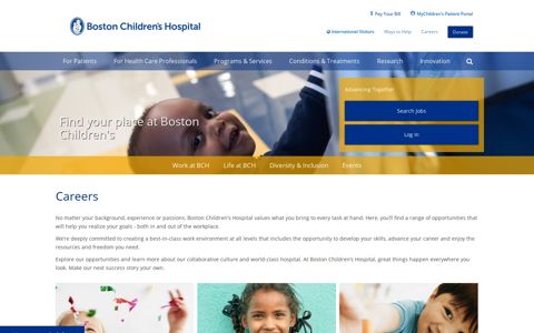 Careers - Boston Children's Hospital