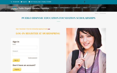 Scholarships - Pueblo Hispanic Education Foundations