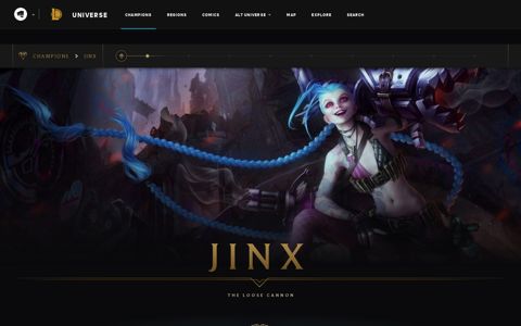 Jinx - Champions - Universe of League of Legends