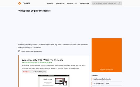 Wikispaces Login For Students - loginee.com logo loginee
