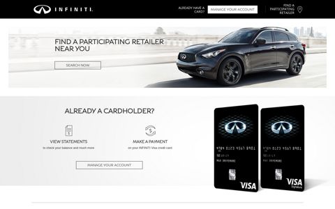 INFINITI Credit Card - Engineered for Your Life
