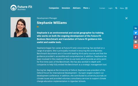 Stephanie Williams - Future-Fit Business