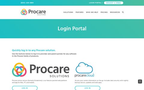 Login Portal | Procare Solutions - Procare Software