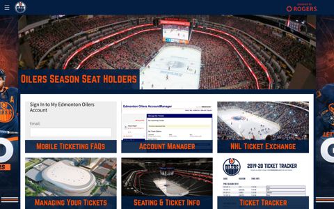 Oilers Season Seat Holders | Edmonton Oilers - NHL.com
