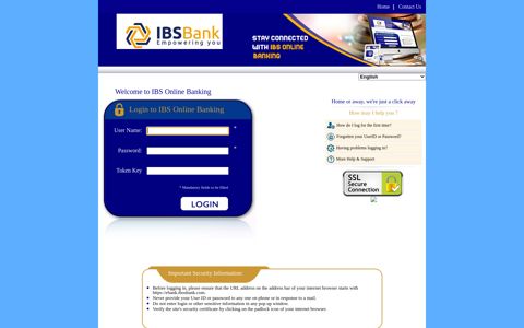 Login to IBS Online Banking - International Bank of SOMALIA