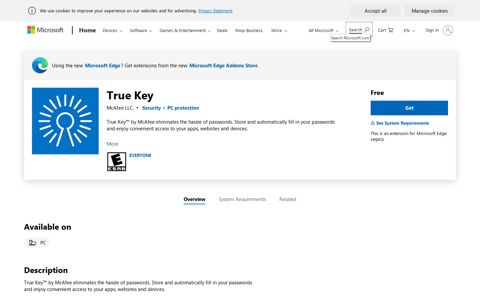 Get True Key - Microsoft Store
